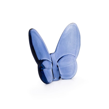 Homeroots 3" Dark Blue Crystal Butterfly Figurine Tabletop Sculpture 554003