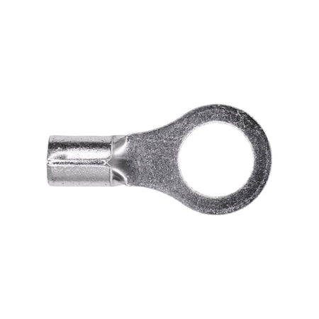 Auveco 8 Gauge 3/8in Stud Ring Terminal Non-Insulating, 25PK 15160