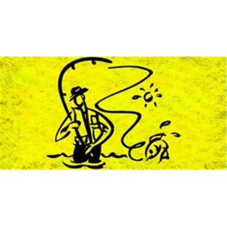 Powerhouse Fly Fishing Line Art License Plates PO686172