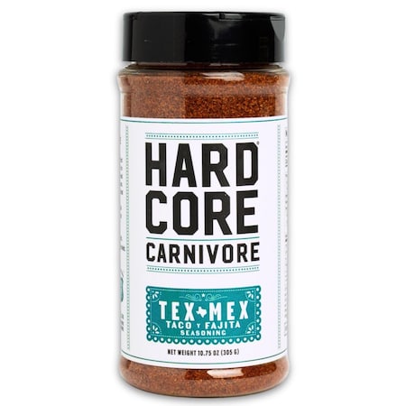 Hardcore Carnivore Tex Mex Bar-B-Q Rub/Seasoning 10.75 oz HCC180P12S
