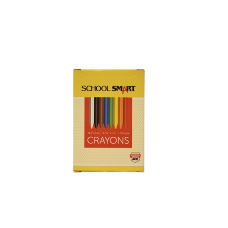 The Pencil Grip Pencil Grip School Smart Triangle Crayon, Set of 16, 16PK 1593524