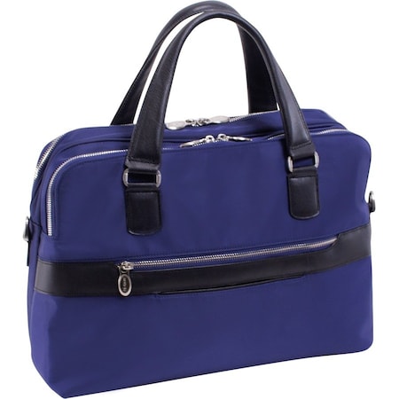 Mckleinusa McKlein USA  N Series Hartford Nylon Dual Compartment Briefcase - Navy 18587