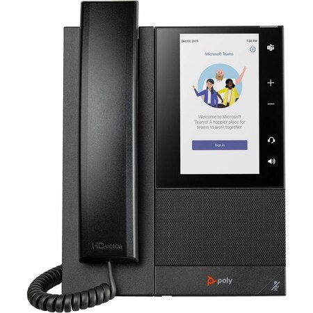 Hp Poly CCX 505 Business Media Phone for Microsoft Teams and PoE-enabled GSA/TAA US 849A5AA#ABA