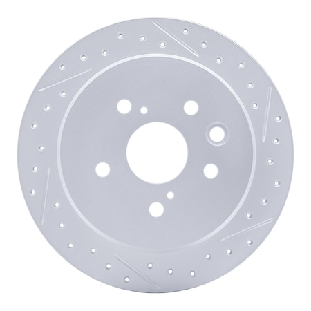 Dynamic Friction Co DFC Geoperformance Rotor - Drilled and Slotted 830-75016R