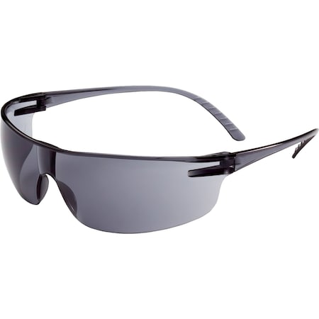 Uvex Rimless Safety Glasses with Gray Frame, Gray Lens with Anti-Fog Coating SVP203