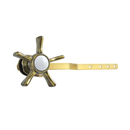 Kingston Brass Front Mount Toilet Tank Lever, Antique Brass KTNX3