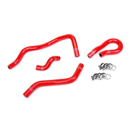 Hps Performance High Temp Reinforced Silicone Heater Coolant Hose Kit, Red,  57-1773-RED