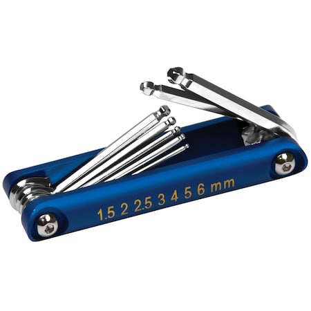 Performance Tool 8-Piece Metric Long Arm Ball End Hex Key Set 20148