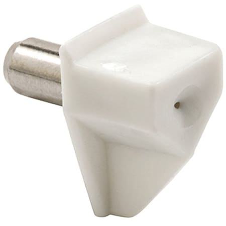 Prime-Line Shelf Support Peg 15 lb, MetalPlastic, White 698-9735