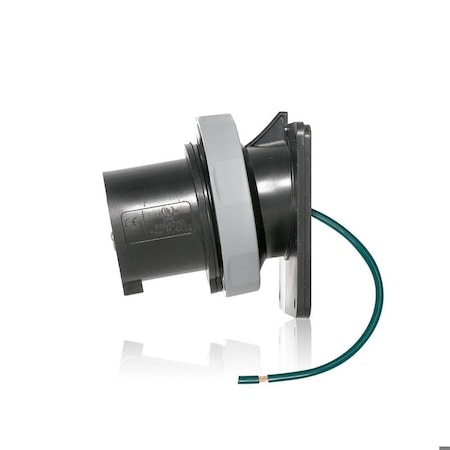 Leviton Pin & Sleeve Inlet, 20 A, 600V AC, Three Phase, 3 Pole, Screw Terminals Wire Connection Type Black 420B5WLEV