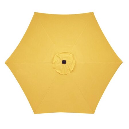 Living Accents UM90BKOBD33YLW 9 ft. Yellow Market Umbrella 8389108
