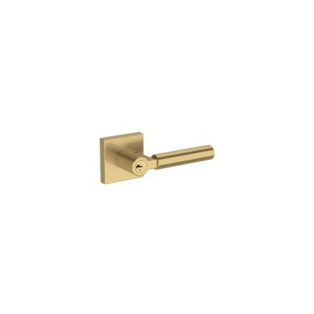 Baldwin Residential Door Levers Keyed Entry Reversible Lifetime Satin Brass ENLKFCSR044SMC