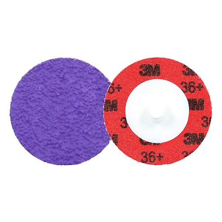 3M Cubitron Quick-Change Disc, Ceramic, 2 in Dia., PK50 7100331727