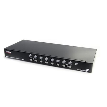 Ezgeneration 16 Port 1U Rack Mount Usb Kvm Switch EZ689082