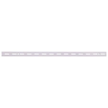 Prosource Shelf Standard, 2 mm Thick Material, 5/8 in W, 24 in H, Steel, White 25211PHL