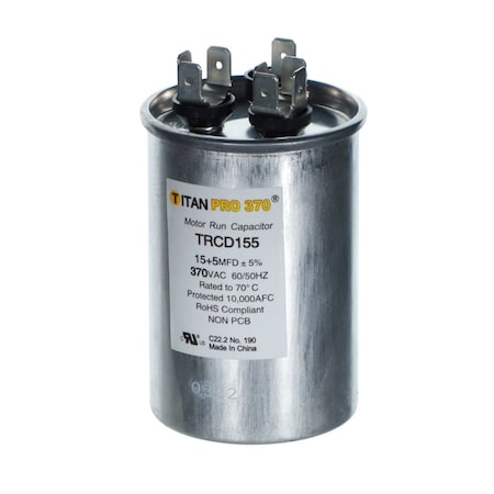 Diversitech 15+5 MFD 370V ROUND TRCD155