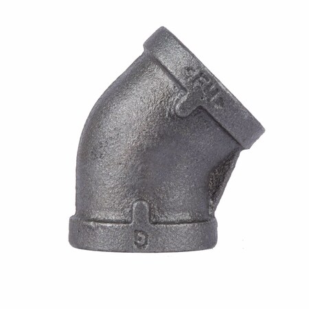 B & K Elbow Bladk 45Deg 3/8" 501434