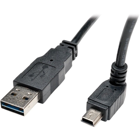 Tripp Lite USB Reversible 2.0 Cable, Up A, Mini B, 6ft UR030-006-UPB
