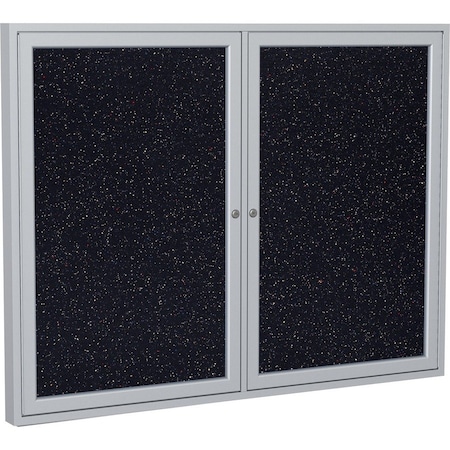 Ghent Rubber Enclosed Bulletin Board 36" x 48" PA23648TR-CF