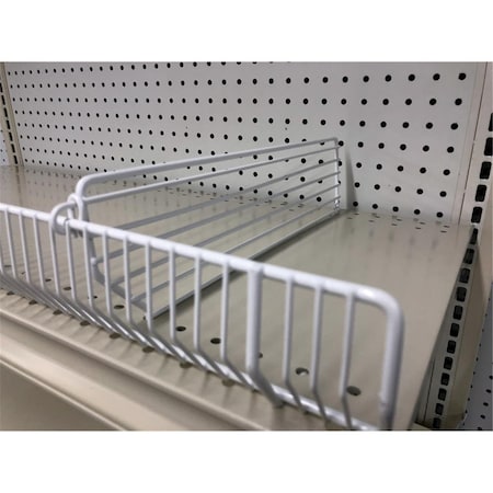 Mobiliario Wire Binning Shelving Unit; White MO2740855