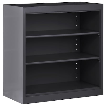 Sandusky Lee Bookcase, 3 Shelf, 36"Wx18"Dx36"H, Black BA20361836-09