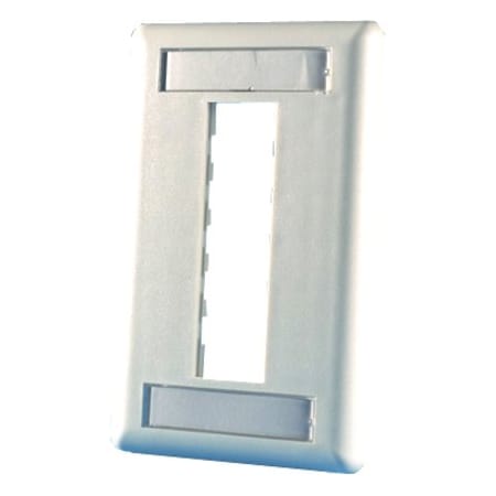Ortronics 3-PORT FLUSH MOUNT UNLOADED, SINGLEGANG TRACJACK, WHITE 40300547-88