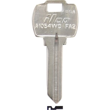 Ilco Falcon Nickel Plated House Key FA2 / A1054WC, 10PK IAL52862002