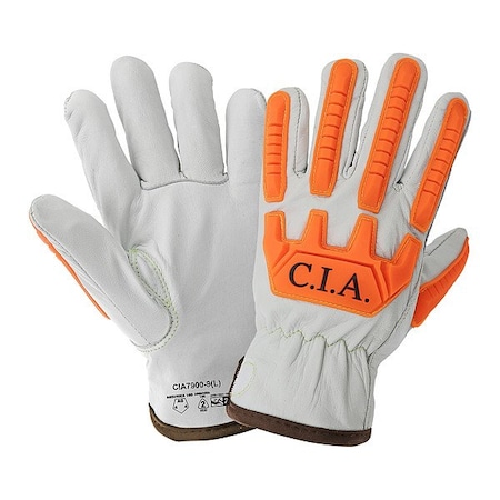 Globus Leather Gloves, Goatskin Cuff, Unisex, PR CIA7900-7(S)