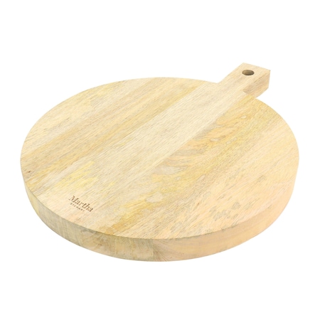 Martha Stewart Mango Wood 14" Round Charcuterie Serving Board 129139.01