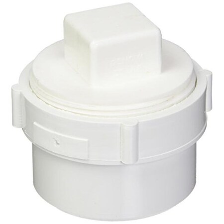 Charlotte Pipe And Foundry 3IN CLEANOUT W/THR PLUG PVC PVC 00105X 1000HA