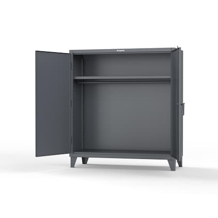 Strong Hold Extra Heavy Duty Ventilated (Hex) Janitorial Storage Cabinet 56-H-BC-243-L