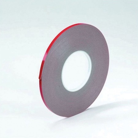 Norton Abrasives 05621 Premium Automotive Attachment Tape, 20 yd x 1/2 in x 0.043 in, Polyethylene Backing, Gray/Red 63642505621