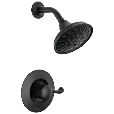 Delta Esato 14 Series Shower Trim With Rough In Matte Black 142897-BL