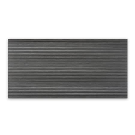 Apollo Tile 24 x 48 in. Matte Charcoal Black Porcelain Large Format Wall and Floor Tile 15.5 sq ft/case, 2PK ZEN88DCBL2448