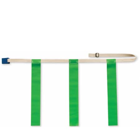 Powerhouse Triple Threat Flag Football Belts - Green - Small PO8457