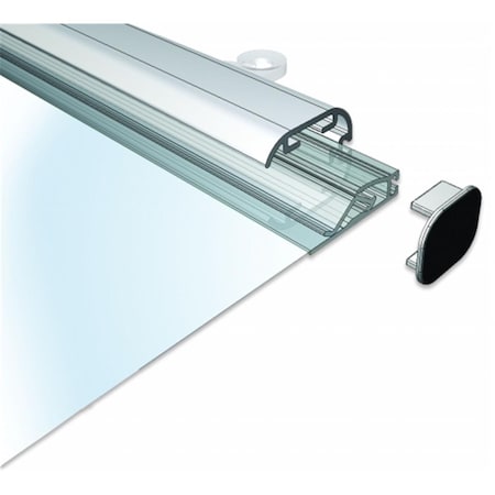 Pen2Paper SnapGraphic Grippers 24 in. Oval Snapgraphic- Silver PE3245564