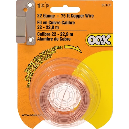 Hillman OOK 75 ft. L Copper 22 Ga. Hobby Wire 534684
