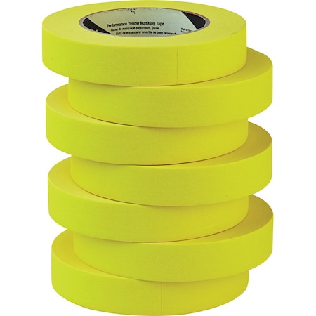 3M 301+ Performance Surface Masking Adhesive Tape, Yellow, 55 meters 7000124888