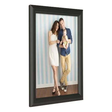 M&T Displays Snap Frame 8.5 in. X 11 in. Poster Size, 1 in. Black, Mitred Corner UCN255C081X5012