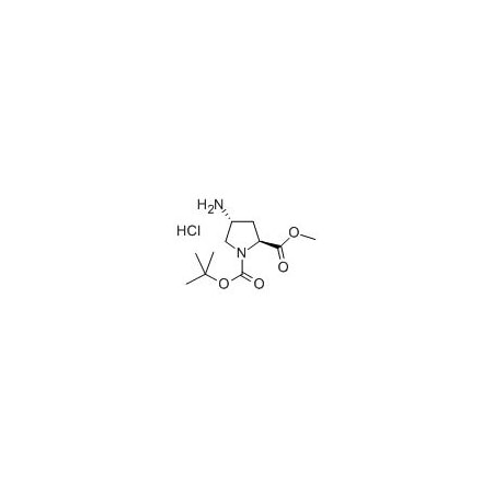 Ak Scientific trans-4-Amino-N-Boc-L-proline methyl ester hydrochloride (1g), CAS 334999-32-5 W5517-1g