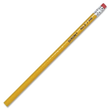 Lorell No 2 Graphite Core Soft Pencils, Yellow DIX14402