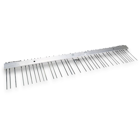 Marshalltown 36 in Flat Wire Texture Broom, Random Tine Spacing - South Dakota Spec RED750114