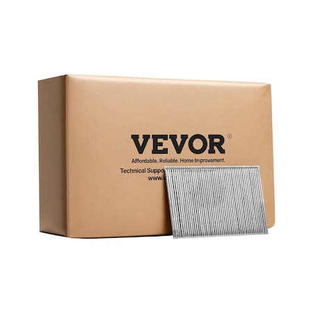 Vevor 16 Gauge Finish Nails 2 in Straight Finish Nail 2500-Count Galvanized Nail WS-001
