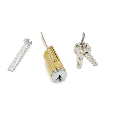 Ecs Hardware Durable Premium Key-In-Knob Cylinder 26D Satin Chrome KW1 ECSH-KC02-26D-KW1-KA10