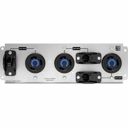Apc Backplate Kit w/ Qty. 3 L6-20R for Smart-UPS Modular Ultra SRYL on 2022-1622563-1 SRYLPD7