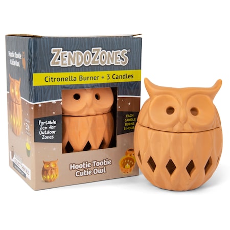 Jt Eaton ZendoZones Citronella Burner - Hootie Tootie 18P-HTCO