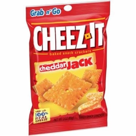 Cheez-It 615328 Snack Cracker, Cheddar Jack, 3 oz 430163
