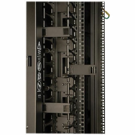 Eaton Tripp Lite Series 42U SmartRack Wide Standard-Depth Rack Enclosure Cabinet with Two SR42UBWDVRT