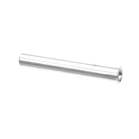 Nu-Vu Drain Tube, Flared, 3 1/2in, Aluminum 150-0050-A