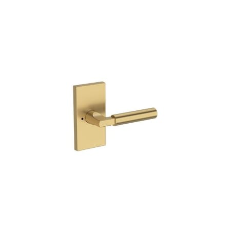 Baldwin Residential Door Levers Privacy Right Hand Lifetime Satin Brass PVLKFCFR044